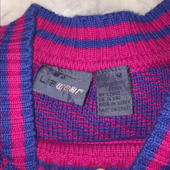 🔥 Medium Sweatshirt Blue & Pink 🔥 - Picture 3 of 4